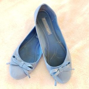 Enzo Angiolini Ballerina Bow Front Flats